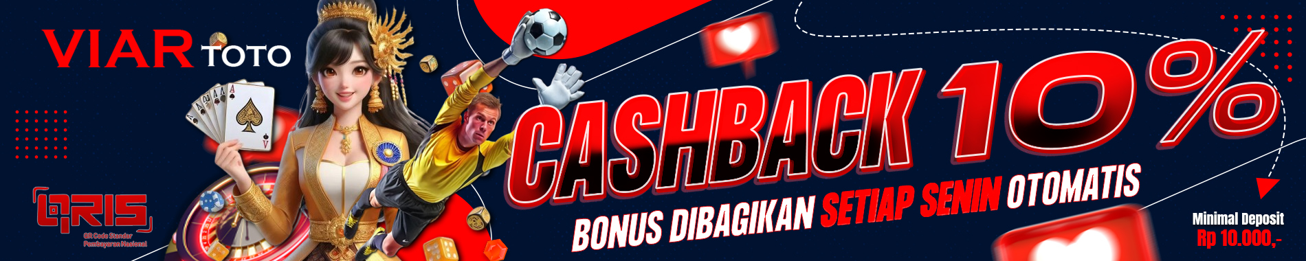 bonus cashback live casino setiap senin viartoto